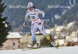 12.12.2015, Davos, Switzerland (SUI): Anna Haag (SWE) - FIS world cup cross-country, 15km women, Davos (SUI). www.nordicfocus.com. © Felgenhauer/NordicFocus. Every downloaded picture is fee-liable.