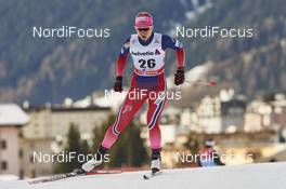 12.12.2015, Davos, Switzerland (SUI): Astrid Uhrenholdt Jacobsen (NOR) - FIS world cup cross-country, 15km women, Davos (SUI). www.nordicfocus.com. © Felgenhauer/NordicFocus. Every downloaded picture is fee-liable.