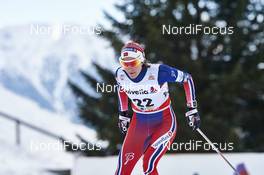 12.12.2015, Davos, Switzerland (SUI): Heidi Weng (NOR) - FIS world cup cross-country, 15km women, Davos (SUI). www.nordicfocus.com. © Felgenhauer/NordicFocus. Every downloaded picture is fee-liable.