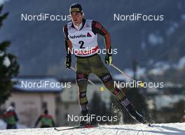 12.12.2015, Davos, Switzerland (SUI): Thomas Bing (GER) - FIS world cup cross-country, 30km men, Davos (SUI). www.nordicfocus.com. © Felgenhauer/NordicFocus. Every downloaded picture is fee-liable.