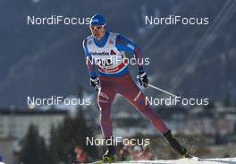 12.12.2015, Davos, Switzerland (SUI): Andrey Larkov (RUS) - FIS world cup cross-country, 30km men, Davos (SUI). www.nordicfocus.com. © Felgenhauer/NordicFocus. Every downloaded picture is fee-liable.