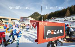 12.12.2015, Davos, Switzerland (SUI): start gate by Polar   - FIS world cup cross-country, 30km men, Davos (SUI). www.nordicfocus.com. © Felgenhauer/NordicFocus. Every downloaded picture is fee-liable.