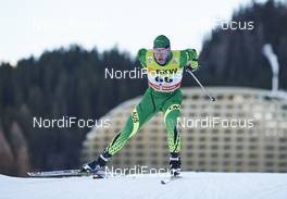 13.12.2015, Davos, Switzerland (SUI): Phillip Bellingham (AUS) - FIS world cup cross-country, individual sprint, Davos (SUI). www.nordicfocus.com. © Felgenhauer/NordicFocus. Every downloaded picture is fee-liable.