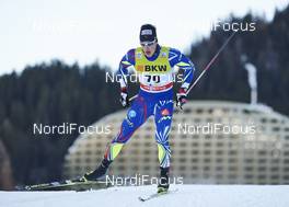 13.12.2015, Davos, Switzerland (SUI): Lucas Chanavat (FRA) - FIS world cup cross-country, individual sprint, Davos (SUI). www.nordicfocus.com. © Felgenhauer/NordicFocus. Every downloaded picture is fee-liable.