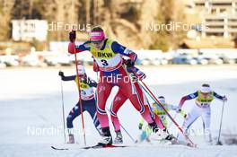13.12.2015, Davos, Switzerland (SUI): Gaia Vuerich (ITA), Astrid Uhrenholdt Jacobsen (NOR), Sadie Bjornsen (USA), (l-r)  - FIS world cup cross-country, individual sprint, Davos (SUI). www.nordicfocus.com. © Felgenhauer/NordicFocus. Every downloaded picture is fee-liable.