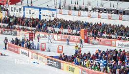 13.12.2015, Davos, Switzerland (SUI): finish area seen from  above   - FIS world cup cross-country, individual sprint, Davos (SUI). www.nordicfocus.com. © Felgenhauer/NordicFocus. Every downloaded picture is fee-liable.