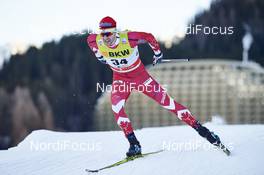 13.12.2015, Davos, Switzerland (SUI): Alex Harvey (CAN) - FIS world cup cross-country, individual sprint, Davos (SUI). www.nordicfocus.com. © Felgenhauer/NordicFocus. Every downloaded picture is fee-liable.