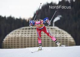 13.12.2015, Davos, Switzerland (SUI): Maiken Caspersen Falla (NOR) - FIS world cup cross-country, individual sprint, Davos (SUI). www.nordicfocus.com. © Felgenhauer/NordicFocus. Every downloaded picture is fee-liable.