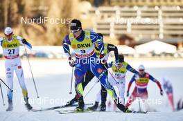 13.12.2015, Davos, Switzerland (SUI): Simon Persson (SWE), Lucas Chanavat (FRA), (l-r)  - FIS world cup cross-country, individual sprint, Davos (SUI). www.nordicfocus.com. © Felgenhauer/NordicFocus. Every downloaded picture is fee-liable.