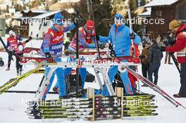 11.12.2015, Davos, Switzerland (SUI): russian service team   - FIS world cup cross-country, training, Davos (SUI). www.nordicfocus.com. © Felgenhauer/NordicFocus. Every downloaded picture is fee-liable.