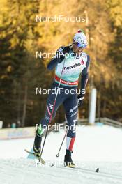 20.12.2015, Toblach, Italy (ITA): Francesco De Fabiani (ITA) - FIS world cup cross-country, 15km men, Toblach (ITA). www.nordicfocus.com. © Modica/NordicFocus. Every downloaded picture is fee-liable.