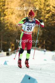 20.12.2015, Toblach, Italy (ITA): Michail Semenov (BLR) - FIS world cup cross-country, 15km men, Toblach (ITA). www.nordicfocus.com. © Modica/NordicFocus. Every downloaded picture is fee-liable.