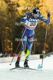 20.12.2015, Toblach, Italy (ITA): Maurice Manificat (FRA) - FIS world cup cross-country, 15km men, Toblach (ITA). www.nordicfocus.com. © Modica/NordicFocus. Every downloaded picture is fee-liable.