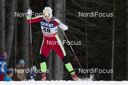 19.12.2015, Toblach, Italy (ITA): Yulia Tikhonova (BLR) - FIS world cup cross-country, individual sprint, Toblach (ITA). www.nordicfocus.com. © Modica/NordicFocus. Every downloaded picture is fee-liable.