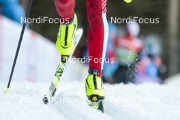 18.12.2015, Toblach, Italy (ITA): oneway boots and ski   - FIS world cup cross-country, training, Toblach (ITA). www.nordicfocus.com. © Modica/NordicFocus. Every downloaded picture is fee-liable.
