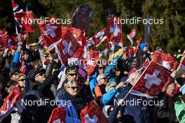 31.12.2015, Lenzerheide, Switzerland (SUI): suisse fans   - FIS world cup cross-country, tour de ski, training, Lenzerheide (SUI). www.nordicfocus.com. © Felgenhauer/NordicFocus. Every downloaded picture is fee-liable.