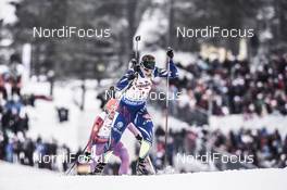 03.03.2016, Oslo, Norway (NOR): Anais Bescond (FRA) - IBU world championships biathlon, relay mixed, Oslo (NOR). www.nordicfocus.com. © Manzoni/NordicFocus. Every downloaded picture is fee-liable.