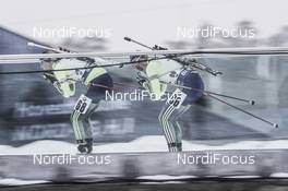 09.03.2016, Oslo, Norway (NOR): Ingela Andersson (SWE), Emma Nilsson (SWE), (l-r) - IBU world championships biathlon, individual women, Oslo (NOR). www.nordicfocus.com. © NordicFocus. Every downloaded picture is fee-liable.