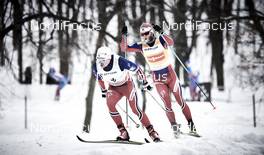 02.03.2016, Montreal, Canada (CAN): Finn Haagen Krogh (NOR), Martin Johnsrud Sundby (NOR), (l-r)  - FIS world cup cross-country, mass men, Montreal (CAN). www.nordicfocus.com. © Felgenhauer/NordicFocus. Every downloaded picture is fee-liable.