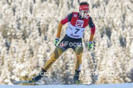 18.01.2015, Seefeld, Austria (AUT): Johannes RYDZEK (GER) - FIS world cup nordic combined, individual gundersen HS109/15km, Seefeld (AUT). www.nordicfocus.com. © Modica/NordicFocus. Every downloaded picture is fee-liable.
