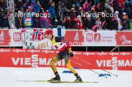 28.02.2015, Falun, Sweden (SWE): Eric Frenzel (GER) - FIS nordic world ski championships, nordic combined, team sprint HS134/2x7.5km, Falun (SWE). www.nordicfocus.com. © NordicFocus. Every downloaded picture is fee-liable.