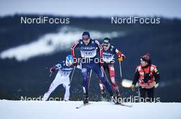 05.12.2015, Lillehammer, Norway (NOR): Magnus Moan (NOR), Philipp Orter (AUT), (l-r)  - FIS world cup nordic combined, individual gundersen HS138/10km, Lillehammer (NOR). www.nordicfocus.com. © Felgenhauer/NordicFocus. Every downloaded picture is fee-liable.