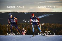06.12.2015, Lillehammer, Norway (NOR): Magnus Hovdal Moan (NOR), Ernest Yahin (RUS), (l-r)  - FIS world cup nordic combined, individual gundersen HS138/10km, Lillehammer (NOR). www.nordicfocus.com. © Felgenhauer/NordicFocus. Every downloaded picture is fee-liable.