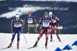 05.12.2015, Lillehammer, Norway (NOR): Joergen Graabak (NOR), Philipp Orter (AUT), (l-r)  - FIS world cup nordic combined, individual gundersen HS138/10km, Lillehammer (NOR). www.nordicfocus.com. © Felgenhauer/NordicFocus. Every downloaded picture is fee-liable.