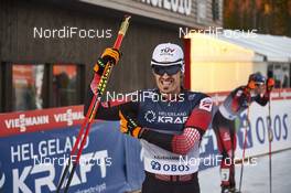 06.12.2015, Lillehammer, Norway (NOR): Lukas Klapfer (AUT) - FIS world cup nordic combined, individual gundersen HS138/10km, Lillehammer (NOR). www.nordicfocus.com. © Felgenhauer/NordicFocus. Every downloaded picture is fee-liable.