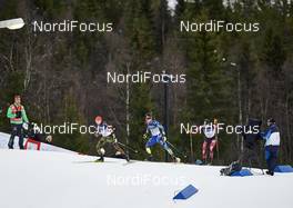 05.12.2015, Lillehammer, Norway (NOR): Fabian Riessle (GER), Francois Braud (FRA), Bernhard Gruber (AUT), (l-r)  - FIS world cup nordic combined, individual gundersen HS138/10km, Lillehammer (NOR). www.nordicfocus.com. © Felgenhauer/NordicFocus. Every downloaded picture is fee-liable.
