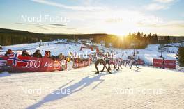 06.12.2015, Lillehammer, Norway (NOR): Johannes Rydzek (GER), Mikko Kokslien (NOR), Yoshito Watabe (JPN), (l-r)  - FIS world cup nordic combined, individual gundersen HS138/10km, Lillehammer (NOR). www.nordicfocus.com. © Felgenhauer/NordicFocus. Every downloaded picture is fee-liable.