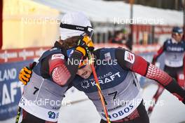 06.12.2015, Lillehammer, Norway (NOR): Lukas Klapfer (AUT), Bernhard Gruber (AUT), (l-r)  - FIS world cup nordic combined, individual gundersen HS138/10km, Lillehammer (NOR). www.nordicfocus.com. © Felgenhauer/NordicFocus. Every downloaded picture is fee-liable.