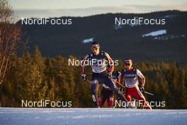 06.12.2015, Lillehammer, Norway (NOR): Magnus Krog (NOR), Akito Watabe (JPN), (l-r)  - FIS world cup nordic combined, individual gundersen HS138/10km, Lillehammer (NOR). www.nordicfocus.com. © Felgenhauer/NordicFocus. Every downloaded picture is fee-liable.