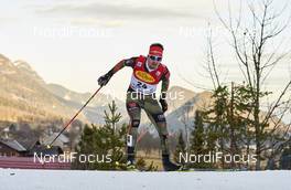 19.12.2015, Ramsau, Austria (AUT): Bjoern Kircheisen (GER) - FIS world cup nordic combined, individual gundersen HS96/10km, Ramsau (AUT). www.nordicfocus.com. © Felgenhauer/NordicFocus. Every downloaded picture is fee-liable.