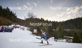 19.12.2015, Ramsau, Austria (AUT): Maxime Laheurte (FRA) - FIS world cup nordic combined, individual gundersen HS96/10km, Ramsau (AUT). www.nordicfocus.com. © Felgenhauer/NordicFocus. Every downloaded picture is fee-liable.