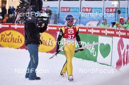 20.12.2015, Ramsau, Austria (AUT): Bryan Fletcher (USA) - FIS world cup nordic combined, individual gundersen HS96/10km, Ramsau (AUT). www.nordicfocus.com. © Felgenhauer/NordicFocus. Every downloaded picture is fee-liable.