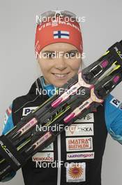 30.11.2015, Oestersund, Sweden, (SWE): Mari Laukkanen (FIN) - IBU world cup biathlon, photoshooting, Oestersund (SWE) . www.nordicfocus.com. © Manzoni/NordicFocus. Every downloaded picture is fee-liable.