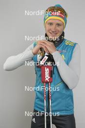 28.11.2015, Oestersund, Sweden, (SWE): Serhiy Semenov (UKR) - IBU world cup biathlon, photoshooting, Oestersund (SWE) . www.nordicfocus.com. © Manzoni/NordicFocus. Every downloaded picture is fee-liable.