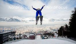 04.01.2015, Innsbruck, Austria (AUT): Junshiro Kobayashi (JPN), Fischer - FIS world cup ski jumping, four hills tournament, individual HS130, qualification, Innsbruck (AUT). www.nordicfocus.com. © Laiho/NordicFocus. Every downloaded picture is fee-liable.