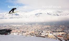 04.01.2015, Innsbruck, Austria (AUT): Rune Velta (NOR), Fischer - FIS world cup ski jumping, four hills tournament, individual HS130, qualification, Innsbruck (AUT). www.nordicfocus.com. © Laiho/NordicFocus. Every downloaded picture is fee-liable.