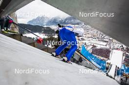 04.01.2015, Innsbruck, Austria (AUT): Daiki Ito (JPN), Fischer - FIS world cup ski jumping, four hills tournament, individual HS130, Innsbruck (AUT). www.nordicfocus.com. © Laiho/NordicFocus. Every downloaded picture is fee-liable.