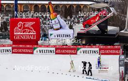 04.01.2015, Innsbruck, Austria (AUT): view at the stadium - FIS world cup ski jumping, four hills tournament, individual HS130, Innsbruck (AUT). www.nordicfocus.com. © Laiho/NordicFocus. Every downloaded picture is fee-liable.