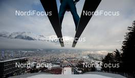 04.01.2015, Innsbruck, Austria (AUT): Johan Andre Forfang (NOR) - FIS world cup ski jumping, four hills tournament, individual HS130, qualification, Innsbruck (AUT). www.nordicfocus.com. © Laiho/NordicFocus. Every downloaded picture is fee-liable.