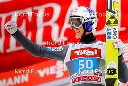 04.01.2015, Innsbruck, Austria (AUT): Gregor Schlierenzauer (AUT), Fischer - FIS world cup ski jumping, four hills tournament, individual HS130, Innsbruck (AUT). www.nordicfocus.com. © Laiho/NordicFocus. Every downloaded picture is fee-liable.