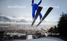 04.01.2015, Innsbruck, Austria (AUT): Michael Hayboeck (AUT), Fischer - FIS world cup ski jumping, four hills tournament, individual HS130, qualification, Innsbruck (AUT). www.nordicfocus.com. © Laiho/NordicFocus. Every downloaded picture is fee-liable.
