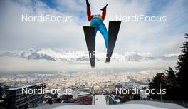 04.01.2015, Innsbruck, Austria (AUT): Killian Peier (SUI), Fischer - FIS world cup ski jumping, four hills tournament, individual HS130, qualification, Innsbruck (AUT). www.nordicfocus.com. © Laiho/NordicFocus. Every downloaded picture is fee-liable.