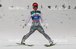 06.01.2015, Bischofshofen, Austria (AUT): Markus Eisenbichler (GER) - FIS world cup ski jumping, four hills tournament, individual HS140, Bischofshofen (AUT). www.nordicfocus.com. © Laiho/NordicFocus. Every downloaded picture is fee-liable.