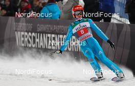 06.01.2015, Bischofshofen, Austria (AUT): Richard Freitag (GER) - FIS world cup ski jumping, four hills tournament, individual HS140, Bischofshofen (AUT). www.nordicfocus.com. © Laiho/NordicFocus. Every downloaded picture is fee-liable.
