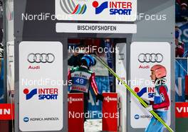 06.01.2015, Bischofshofen, Austria (AUT): Stefan Kraft (AUT), Fischer going to the exit gate - FIS world cup ski jumping, four hills tournament, individual HS140, Bischofshofen (AUT). www.nordicfocus.com. © Laiho/NordicFocus. Every downloaded picture is fee-liable.