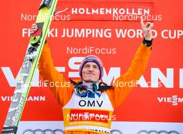 15.03.2015, Oslo, Norway (NOR): Severin Freund (GER), Fischer - FIS world cup ski jumping, individual HS134, Oslo (NOR). www.nordicfocus.com. © Laiho/NordicFocus. Every downloaded picture is fee-liable.